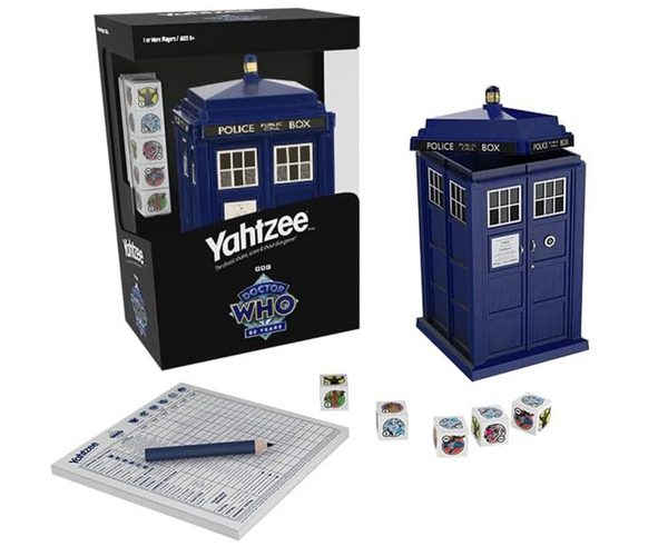 Doctor Who TARDIS Yahtzee Game