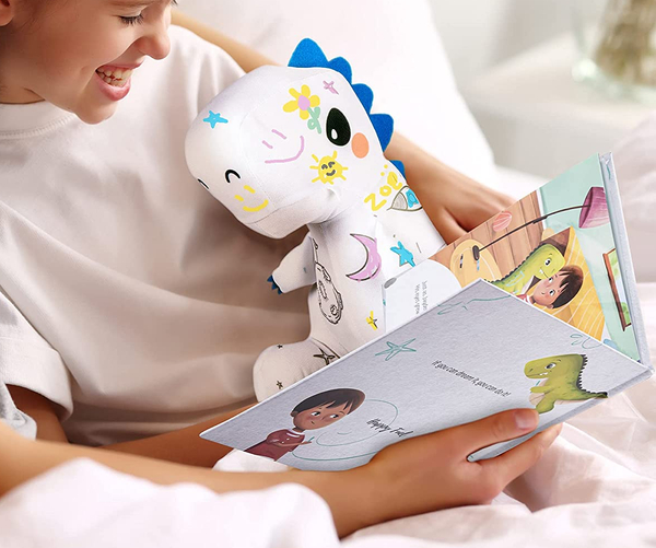 Doodle and Draw Dinosaur Stuffed Toy