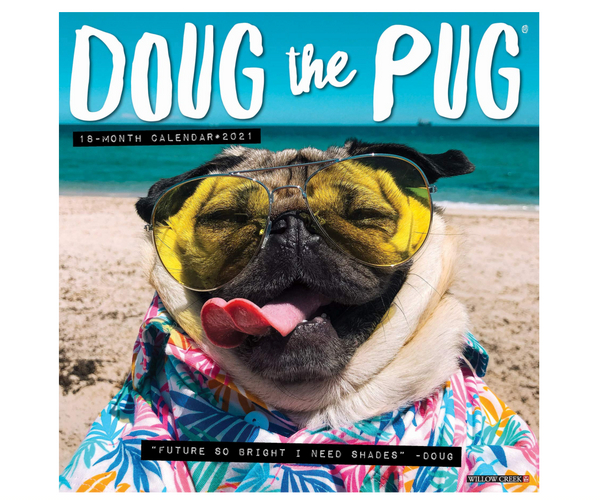 Doug the Pug Wall Calendar
