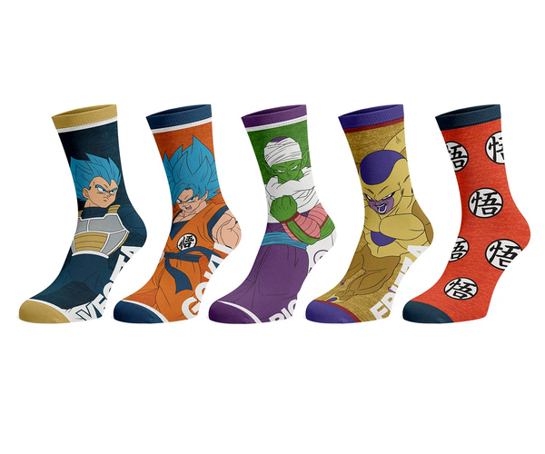 Dragon Ball Z Character Sock Set