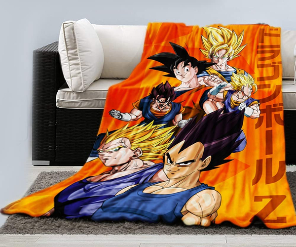 Dragon Ball Z Fleece Throw