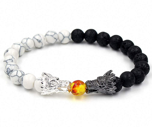 Dragon Lavastone Bracelet