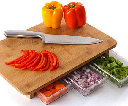 Concealed Drawers Cutting Board