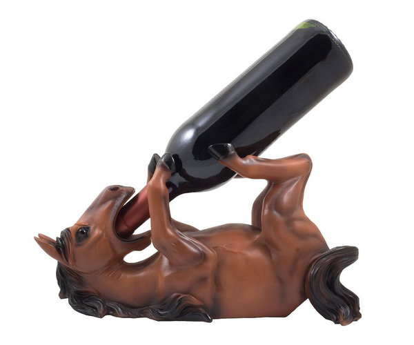 Drinking Stallion Wine Bottle Holder