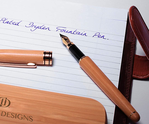 Dryden Luxury Bamboo Fountain Pen