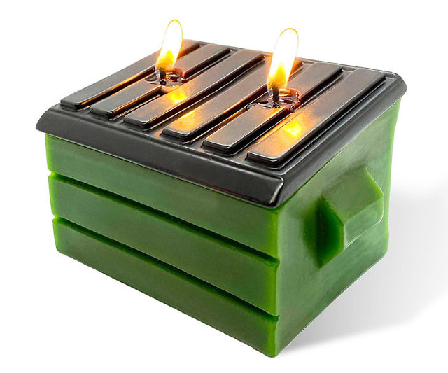 Dumpster Fire Candle