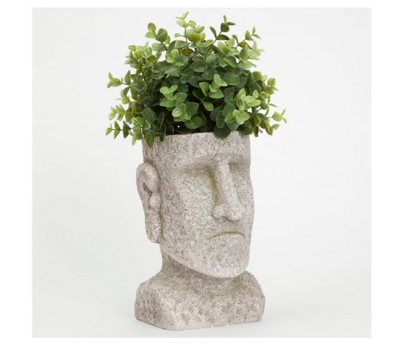 Easter Island Head Planter