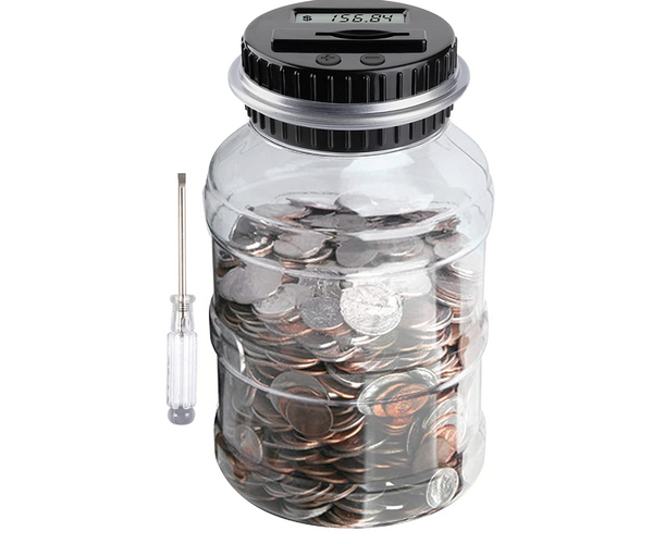Electronic Coin Counting Piggy Bank