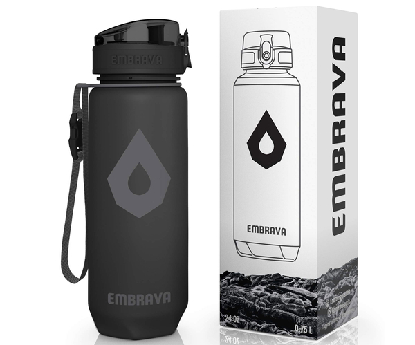 Embrava Water Bottle With Time Markers