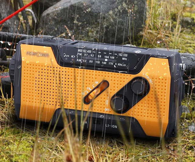 Emergency Solar Hand Crank Radio