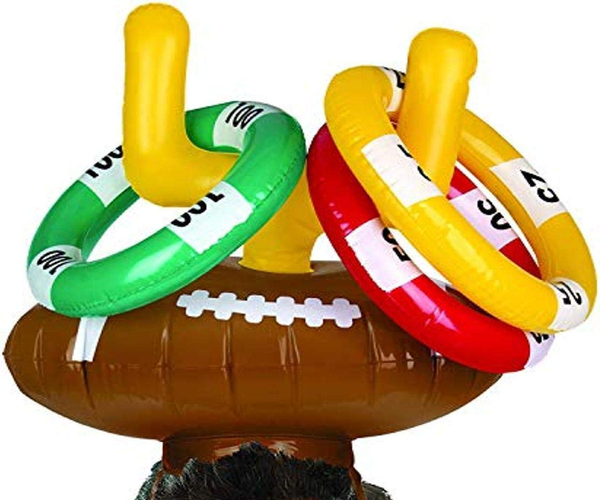 Endzone Inflatable Ring Toss Hat