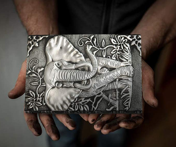 Engraved Elephant Journal