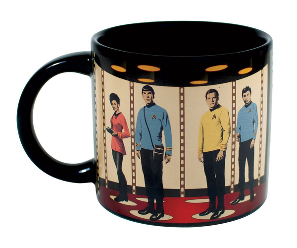 Enterprise Transporter Room Heat Changing Mug