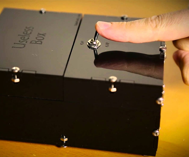 Entertain Yourself With The Useless Box