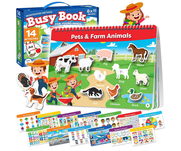 Exploring the Farm Sticker Set