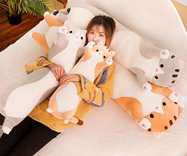 Extra Long Kitty Cat Pillow