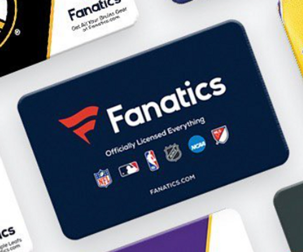 Fanatics Officially Licensed Sportswear Gift Card