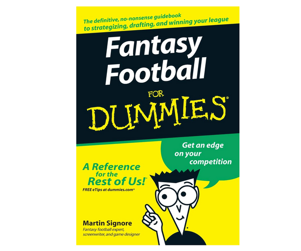 Fantasy Football for Dummies Book