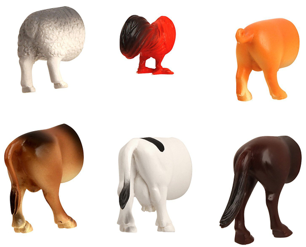 Farm Animal Butt Magnets