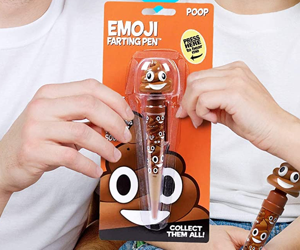 Farting Poop Emoji Pen