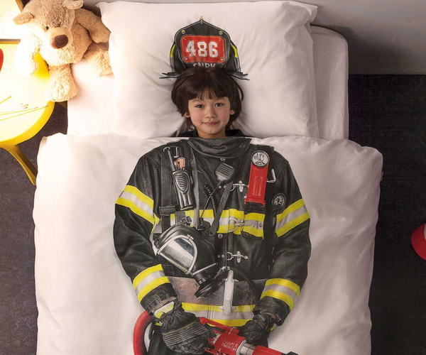 Firefighter Duvet Cover