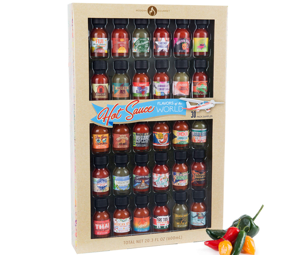 Flavors of the World Hot Sauce Gift Box