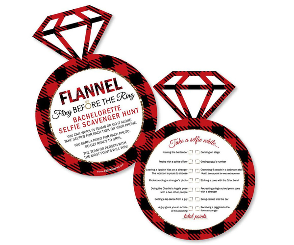 Fling Before the Ring Selfie Scavenger Hunt