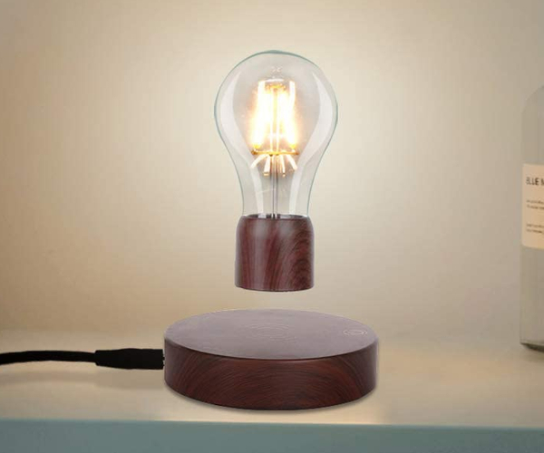 Floating Lightbulb Desk Accessory