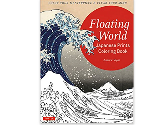 Floating World Japanese Prints Adult Coloring Book