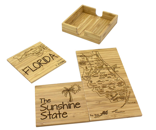 Florida Bamboo Coaster Puzzle