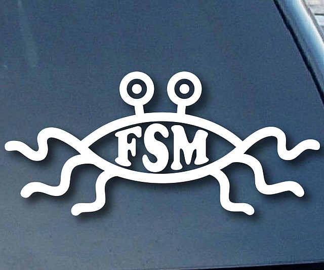 Flying Spaghetti Monster Decal