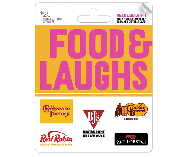 Food and Laughs Combo Gift Card
