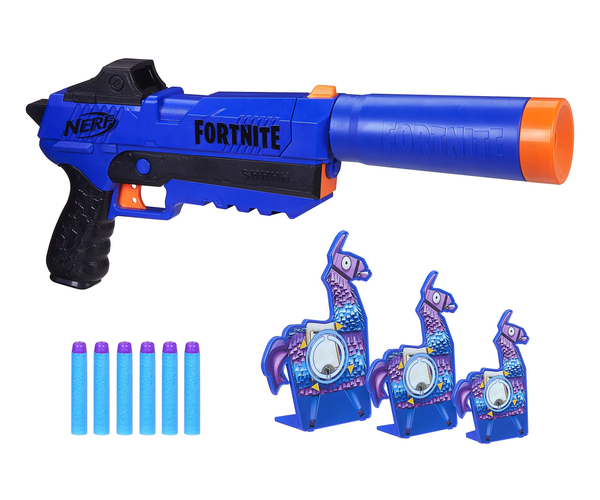 Fortnite Nerf Gun with Llama Target Practice