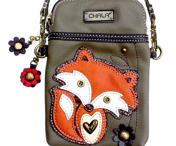 Fox Crossbody Clutch