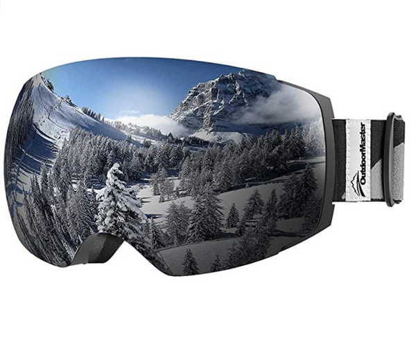 Frameless Interchangeable Lens Ski Goggles