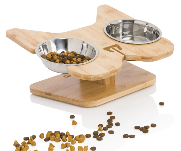 French Bulldog Shaped Dog Bowl