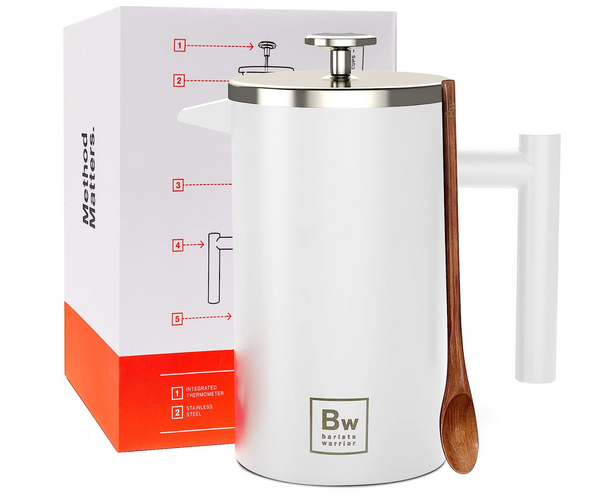 French Press with Thermometer