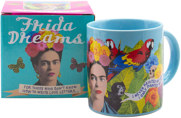 Frida Dreams Quote Coffee Mug