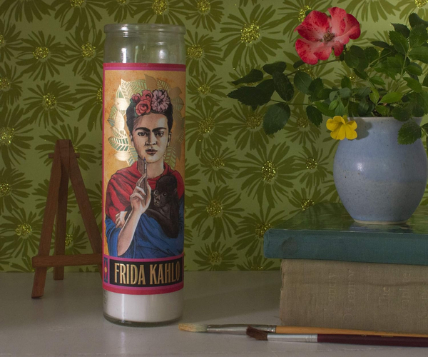 Frida Kahlo Prayer Candle