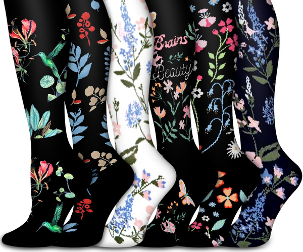 Fun Pattern Compression Socks