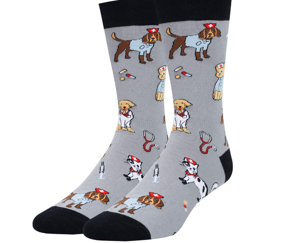 Funny Animal Doctor Socks