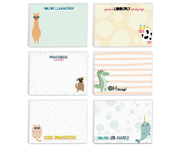 Funny Animal Pun Sticky Notes