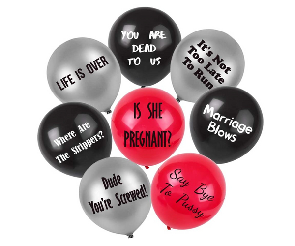 Funny Bachelor Balloons