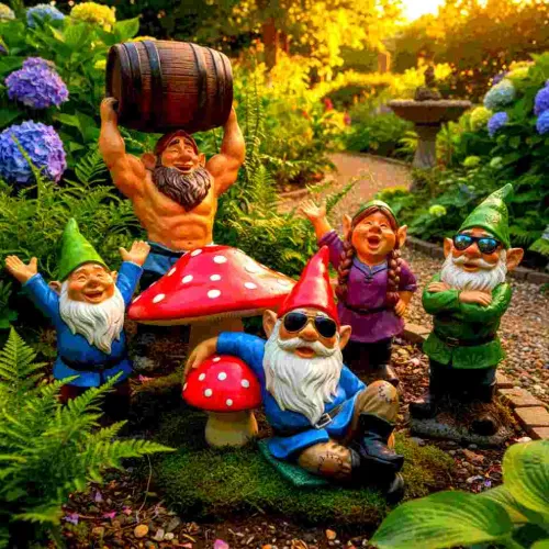 27 Extremely Funny Garden Gnomes Guaranteed To Make You Laugh Your Butt Off