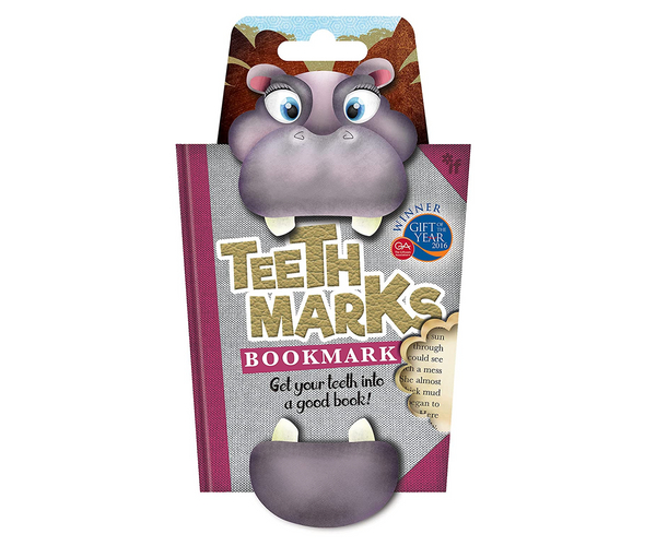 Funny Hippo Mouth Bookmark