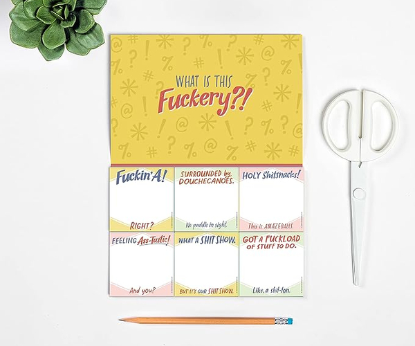 Funny Swears Multi Sticky Notes