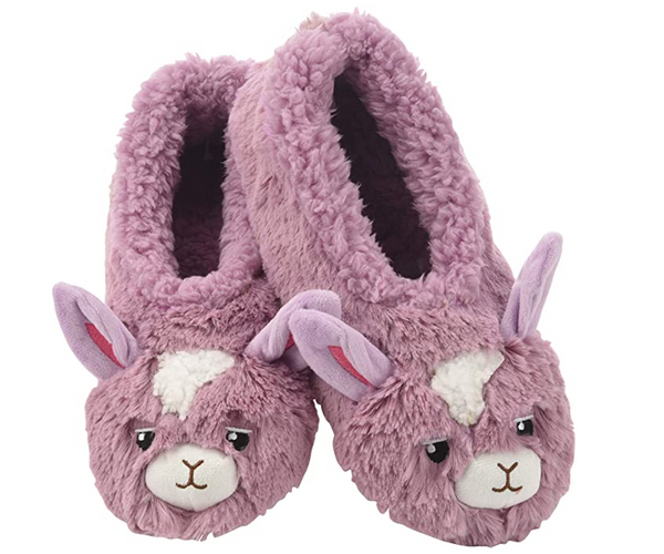 Fuzzy Llama Slipper Socks