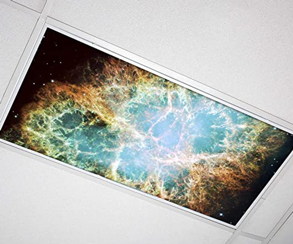 Galaxy Fluorescent Light Cover