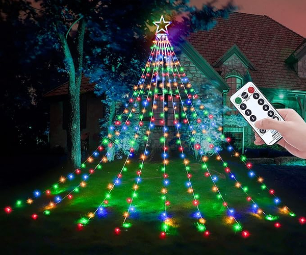 Giant Christmas Light Christmas Tree