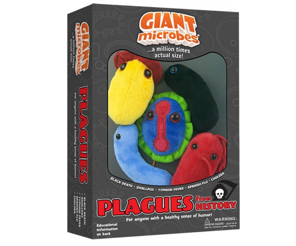 Giant Microbes Plush Set